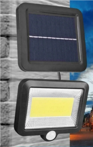 Solární venkovní 100 LED osvětlení, pohybový senzor