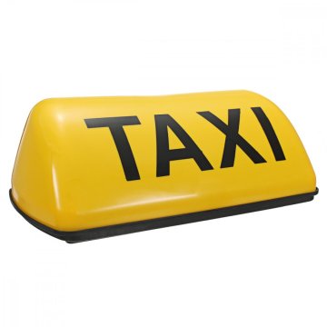 Taxi světlo hrazda na střechu s magnetem žlutá barva 12V