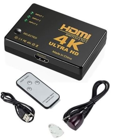 HDMI 4K přepínač s dálkovým ovládáním