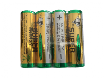 Tužkové baterie AA UM-3 R6P 1.5V - balení 4ks